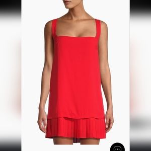 Laundry by Shelli SegalPleated Hem Mini Shift Dress